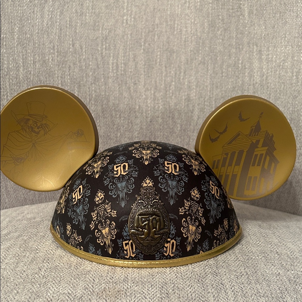 Disneyland Haunted Mansion 50th Anniversary Mickey Ears Hat